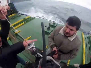 Sahil Güvenlik 7 mürettebatı böyle kurtardı