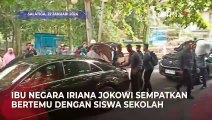 Momen Iriana Jokowi Bagikan Buku dan Kaus di Salatiga