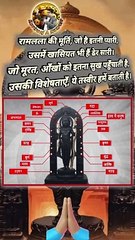 रामलला में क्या है खास ⁉️  #ramlala #shreeram #ramkimurti #rammandirayodhya #RamTempleAyodhya #shriram #ramji
