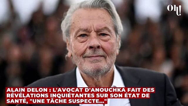 Alain Delon : l'avocat d'Anouchka fait des révélations inquiétantes sur son état de santé, une tâche suspecte...
