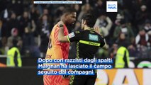 Calcio, indagini in corso per i cori razzisti contro il portiere Maignan in Udinese - Milan