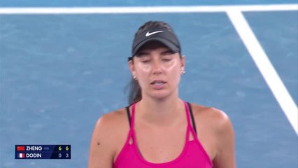 Open d'Australie - Balayée par Zheng, Dodin s'arrête en huitième