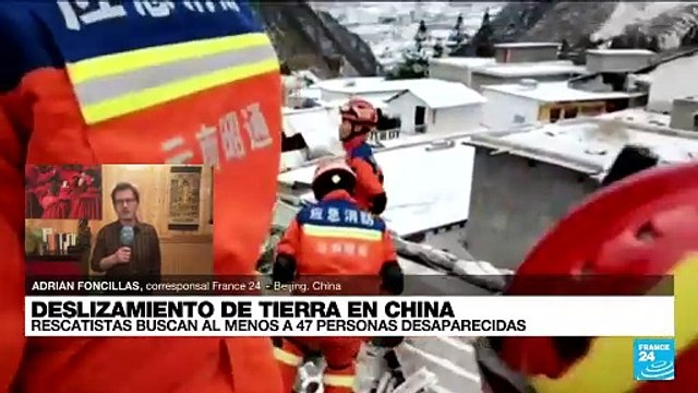 Informe desde Beijing: deslizamiento de tierra deja al menos 47 personas desaparecidas