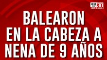 Inseguridad sin límites: balearon en la cabeza a nena de nueve años