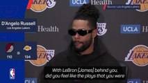 Russell link-up with LeBron like a dream for Lakers star
