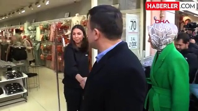 AK Parti İzmir Büyükşehir Belediye Başkan Adayı Hamza Dağ, İzmir'de Esnaf Ziyaretinde Bulundu