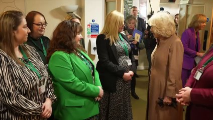 Queen visits domestic abuse charity on its 50th anniversary