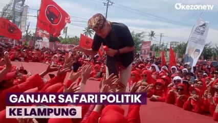 Ganjar Safari Politik ke Lampung, Tegaskan Pentingnya Menjaga Suara sejak dari TPS