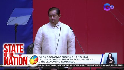 Speaker Romualdez, nasa likod umano ng pagpapirma para sa Cha-Cha base kuwento ng ilang kongresista--Sen. Dela Rosa | SONA