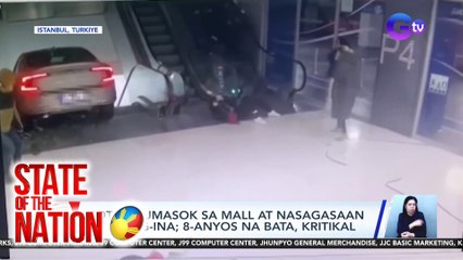 Kotse, pumasok sa mall at nasagasaan ang mag-ina; 8-anyos na bata, kritikal | SONA