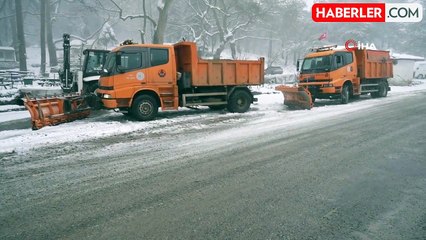 Kazdağları'nda Kar Yağışı Hayatı Olumsuz Etkiliyor
