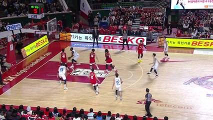 한국가스공사 거침없는 상승세...2위 SK도 제압 / YTN