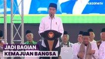 Jokowi Ajak Santri Gunakan Hak Pilihnya pada Pemilu 2024