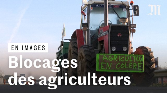 Agriculteurs en colère : les images des blocages en France