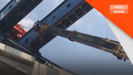 Kren terjatuh di lebuhraya Thailand, 1 maut