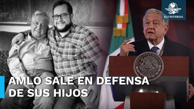 AMLO asegura que no le quita el sueño que Loret diga que sus hijos están en tráfico de influencias