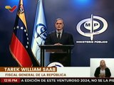 Fiscal Tarek William Saab: Grupos coordinan atentar contra el diálogo y la estabilidad democrática del país