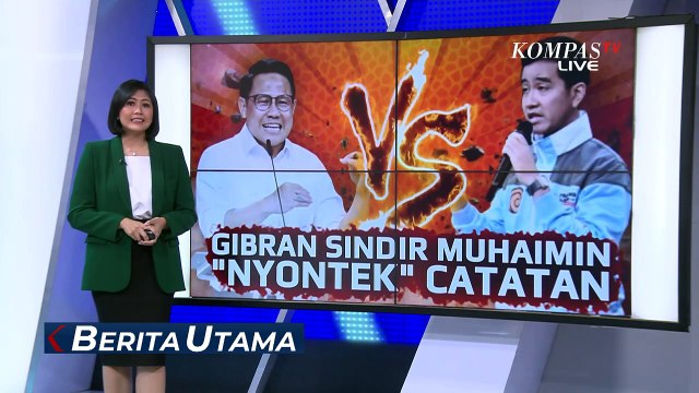 Kumpulan Momen Panas Saling Sindir dan Adu Gimik Cak Imin, Gibran dan Mahfud MD di Debat Cawapres
