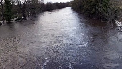 Flooding in North Yorkshire after Storm Isha
