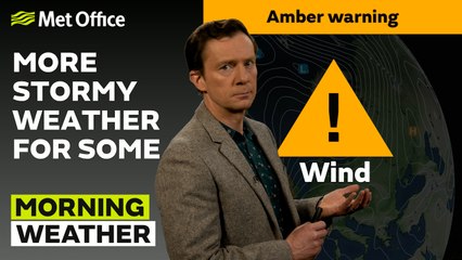 Met Office Morning Weather Forecast 23/01/24 - Storm Jocelyn arriving later