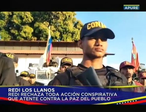 Redi Los Llanos rechazan conspiración contra el orden público del territorio nacional