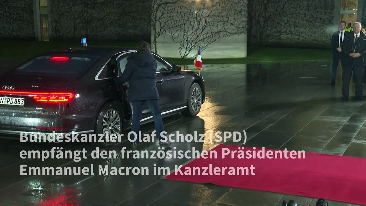 Scholz empfängt Macron im Kanzleramt