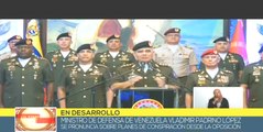 Ministro de Defensa y Fuerza Armada de Venezuela condenan planes conspirativos