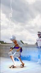 LUFFY ET KAIDO FONT LA PAIX 