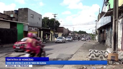 Dono de oficina é alvo de tiros em Olinda