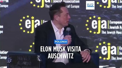 Elon Musk visita Auschwitz tras la polémica sobre comentarios antisemitas en X