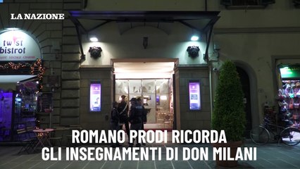 Romano Prodi ricorda gli insegnamenti di don Milani