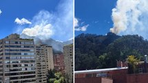 Grave incendio en los cerros orientales enciende las alarmas en Bogotá