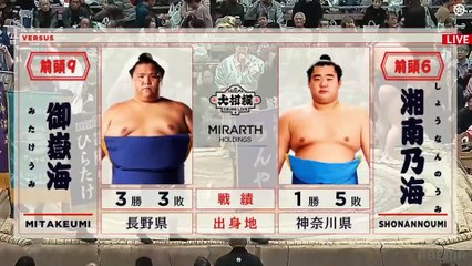 Hatsu 2024, Makuuchi - Day 7
