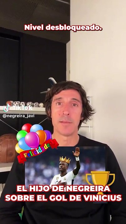 Surrealista vídeo del hijo de Negreira hablando de la mano de Vinicius: se ha hecho viral al instante