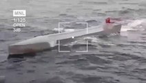 Watch: 50ft ‘narco sub’ carrying £21m of cocaine seized by Colombian navy