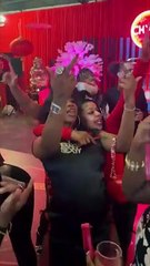 Sexyy Red sings and dances to F My Baby Dad at her baby shower