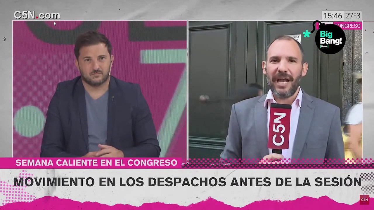 En pleno móvil de C5N una vieja grita "viva la libertad, carajo" y un chico que iba atrás le grita "cállese vieja facha"