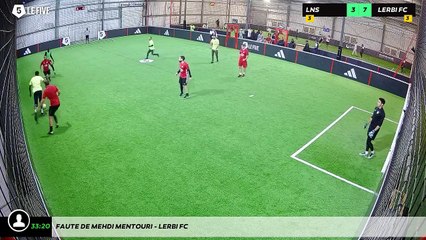 Faute de Mehdi Mentouri - Lerbi FC