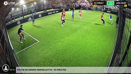 Faute de Adrien Vercelletto - FC PIRATES