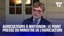 Agriculteurs à Matignon: Marc Fesneau, le ministre de l'Agriculture, s'exprime