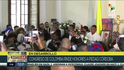 Vicepresidenta de Colombia reconoce valioso legado de lideresa Piedad Córdoba