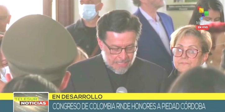 Colombia realiza ceremonia de honras fúnebres a Piedad Córdoba
