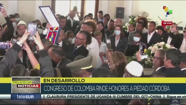 Venezuela reconoce el legado de Piedad Córdoba con condecoración póstuma