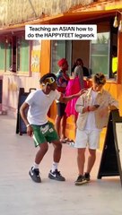 Teaching Asians Happy Feet