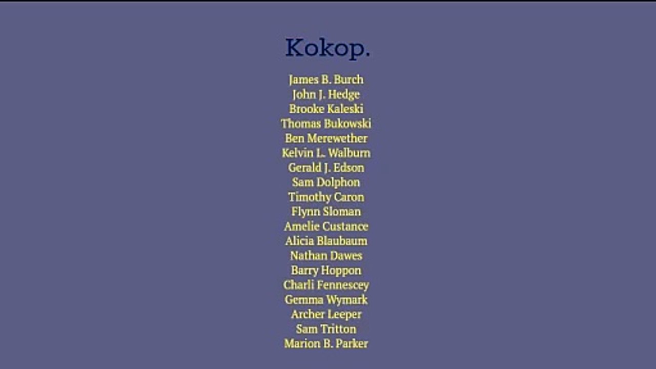 Kokop casts