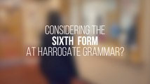 Harrogate Grammar students put focus on Sixth Form life and learning