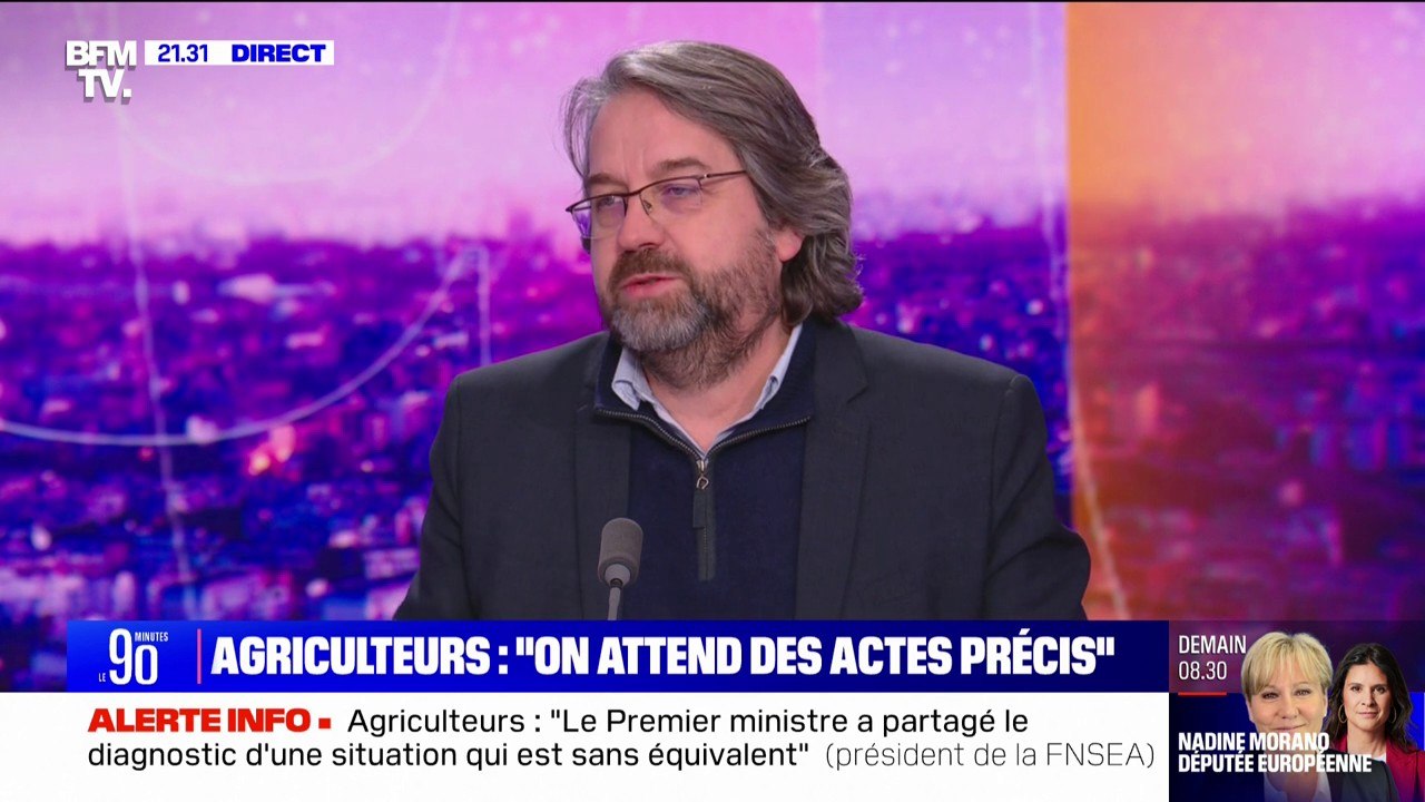 Mobilisation des agriculteurs: "Il faut avoir une écoute très attentive de ce qu'il se passe", pour Nicolas Chabanne (fondateur de la société coopérative "C'est qui le patron?")