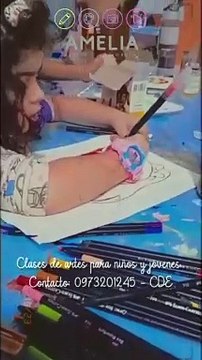 Clases de artes para niños y jóvenes (Dibujo, pintura y manualidades) Si queres formar parte de nuestra... os al 0973201245 y recordando que los cupos son limitados. Estamos ubicados en el Barrio San José de CDE ...#artesvi