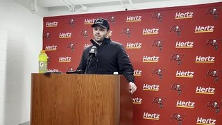 Buccaneers' Baker Mayfield Speaks After Playoff Loss to Detroit Lions