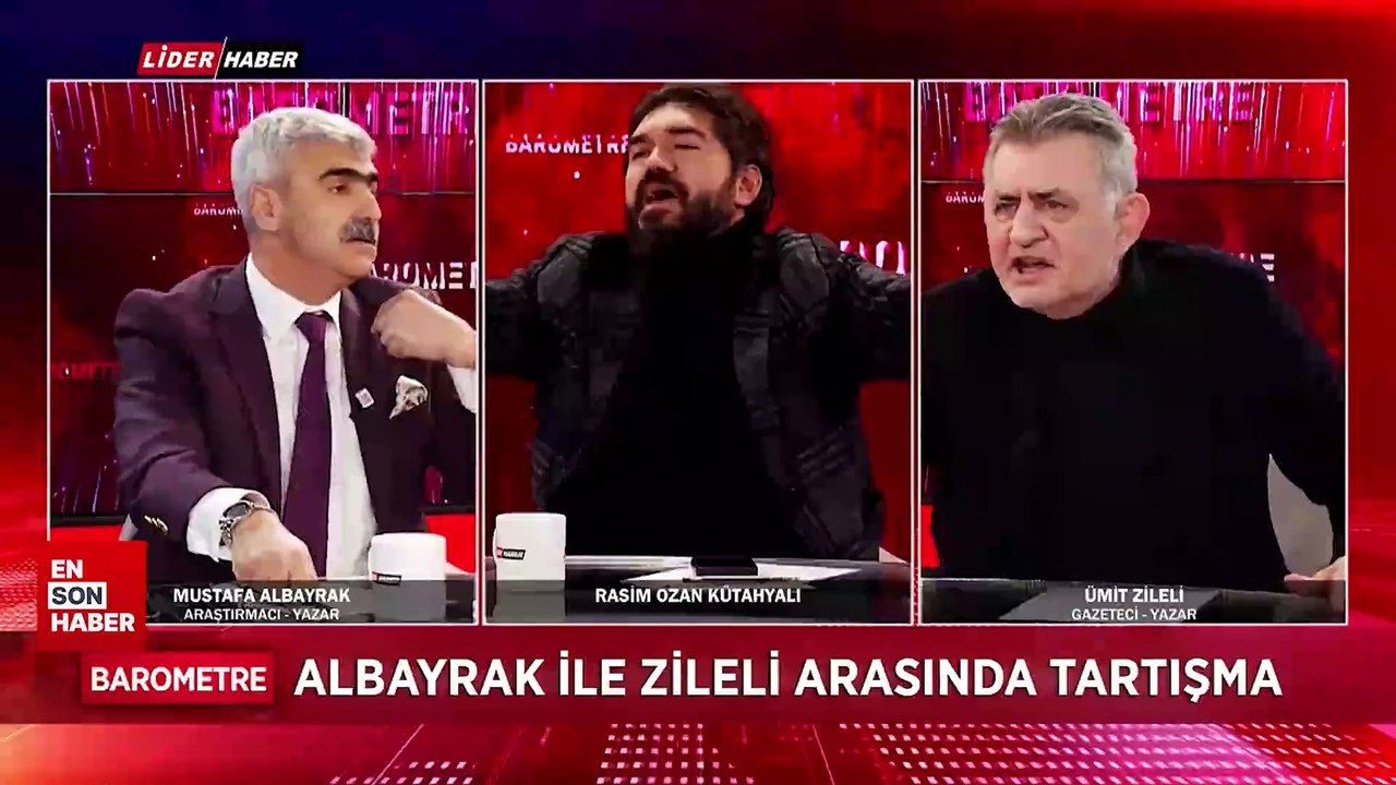 Mustafa Albayrak ile Ümit Zileli canlı yayında birbirine girdi